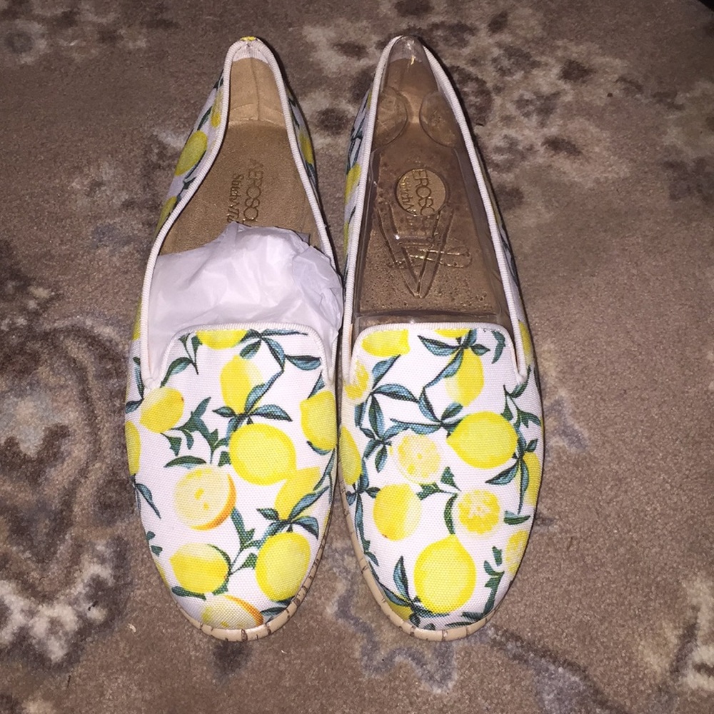 Aerosoles Lemon Print Flats